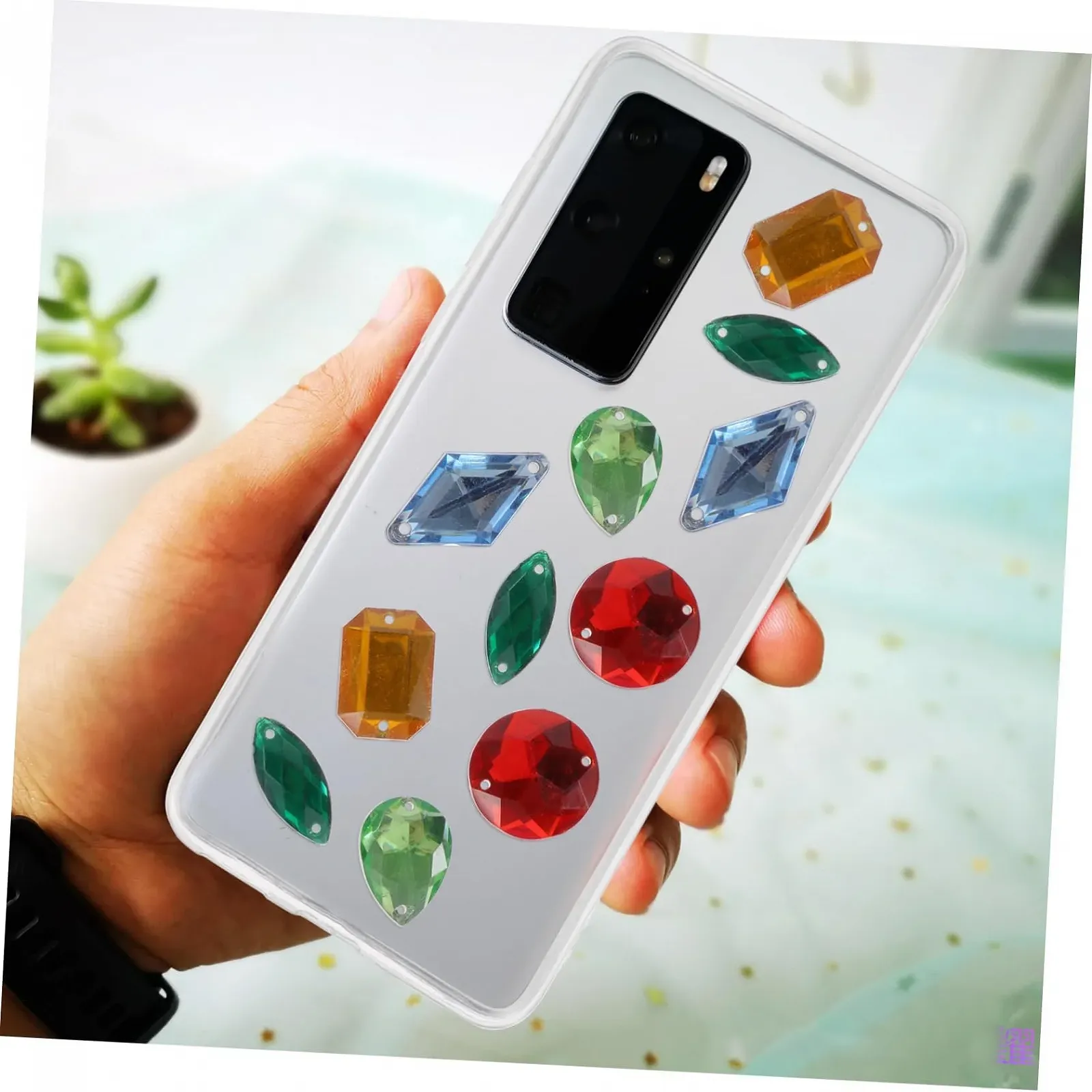 Акриловые Стразы PLAFOPE Набор Плоская Задняя Часть Листья Камни для Платьев Обуви Ювелирных Изделий, фото №7