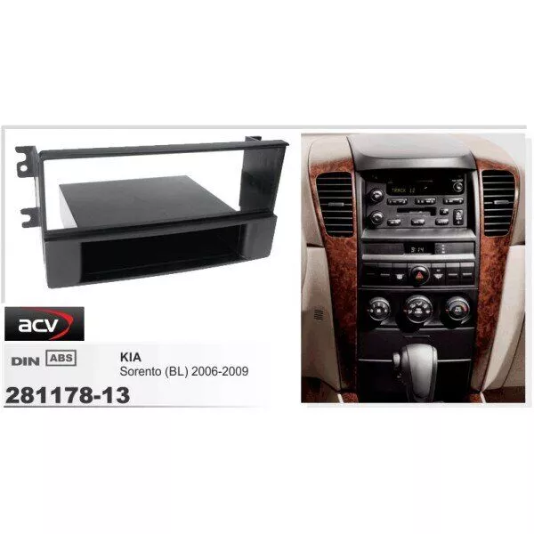 Рамка переходная ACV 281178-13 Kia Sorento II 2006, фото №1
