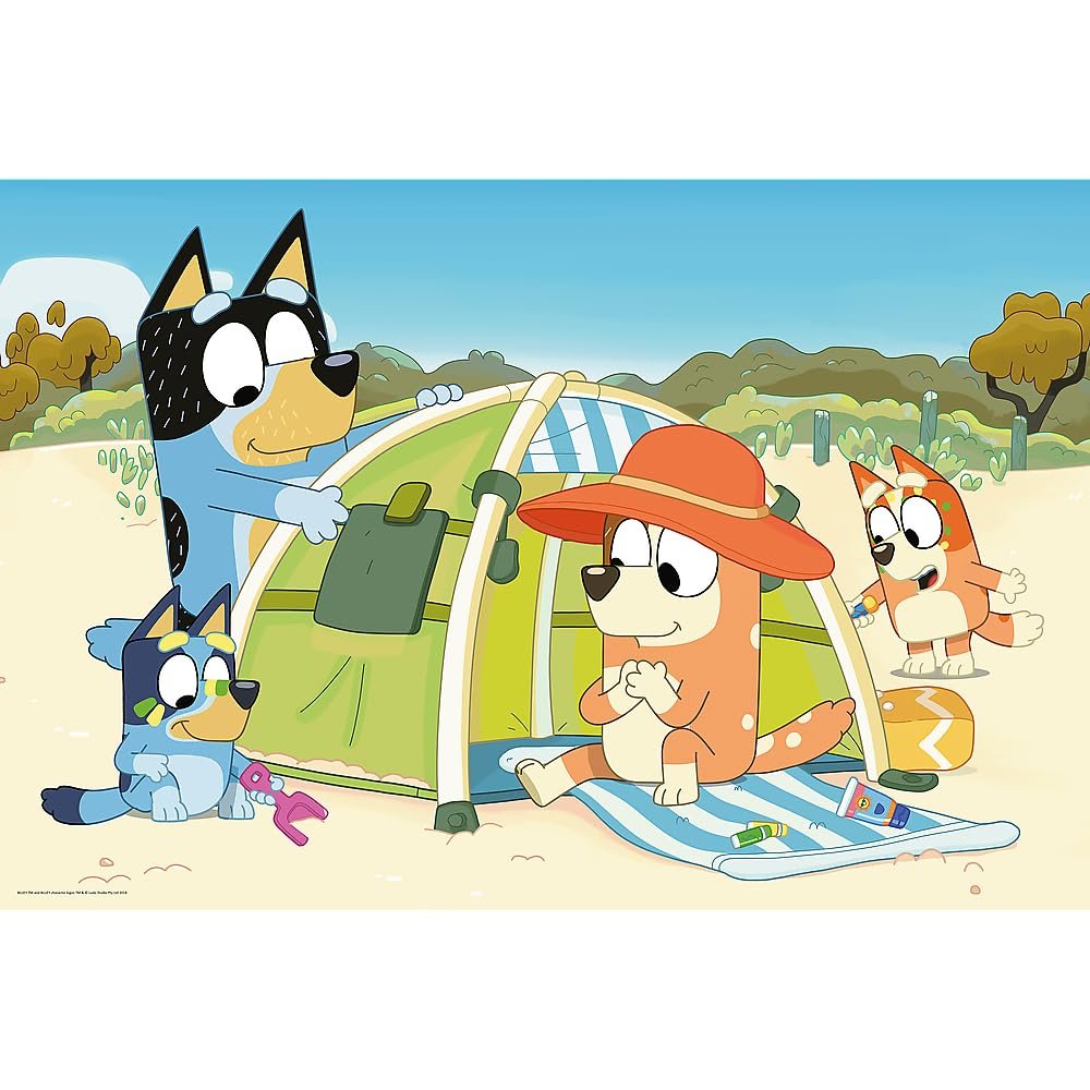 Пазл Trefl Bluey The Wonderful Day of Bluey 24 Maxi элемента, фото №2 Пазл Trefl Bluey The Wonderful Day of Bluey 24 Maxi элемента, фото №2