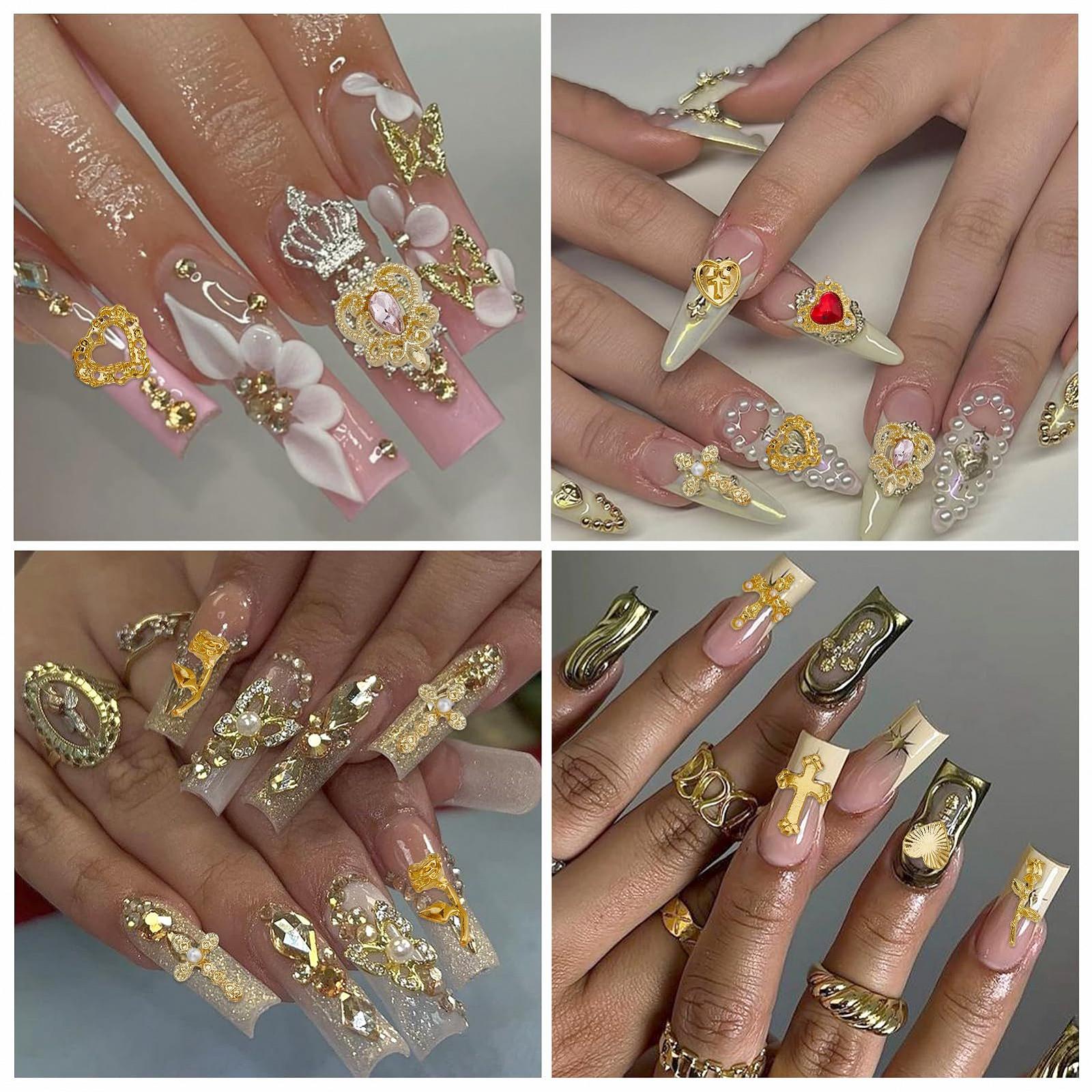 NICENEEDED 1золоті хрестики, троянди, серця, 3D, фото №7