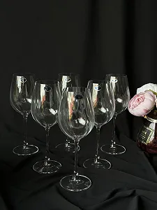 Набір келихів для вина екохрусталь Cora 6 шт - Фото 1