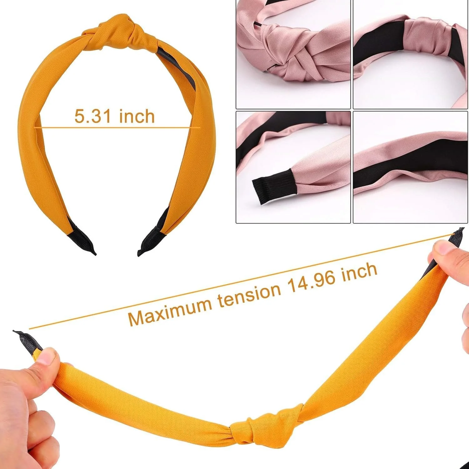 Набір з 3 обручів з вузлом, фото №2