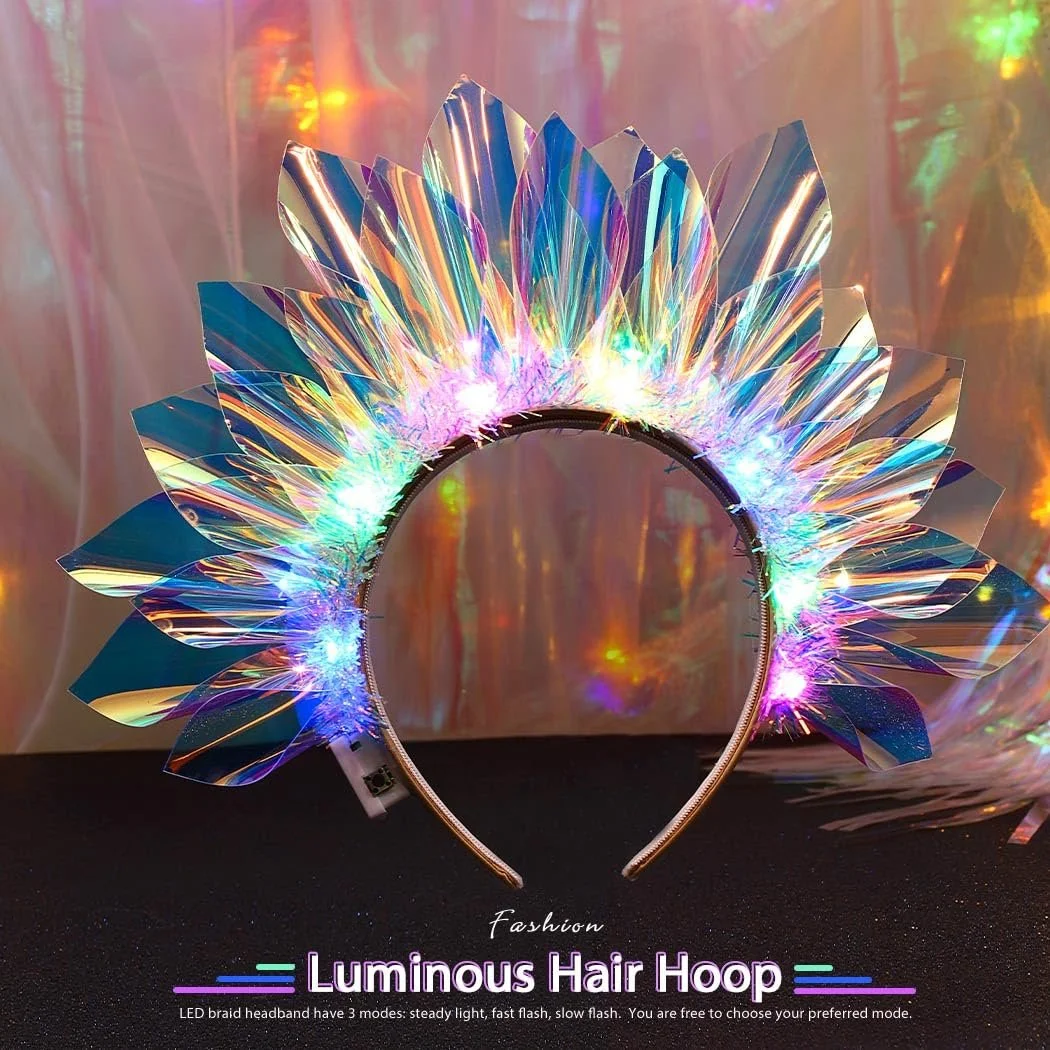 LED Обруч-корона для волосся, фото №6
