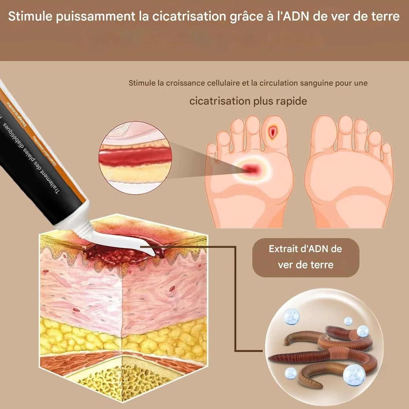 Лосьон для сухой кожи ног 30 г, фото №5