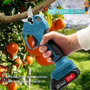 Ножиці акумуляторні Sentasi 500 Вт, 25 мм діаметр зрізу synthetic.ua - Фото 1