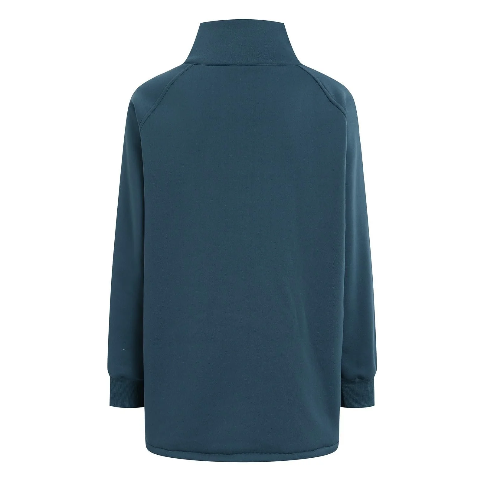 Женский пуловер на молнии однотонный (осень 2025), фото №5 Женский пуловер на молнии однотонный (осень 2025), фото №5