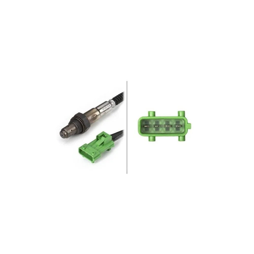 Лямбда-зонд HELLA 6PA 009 165-691 для CITROËN FIAT LANCIA PEUGEOT RENAULT слева, фото №1 Лямбда-зонд HELLA 6PA 009 165-691 для CITROËN FIAT LANCIA PEUGEOT RENAULT слева, фото №1