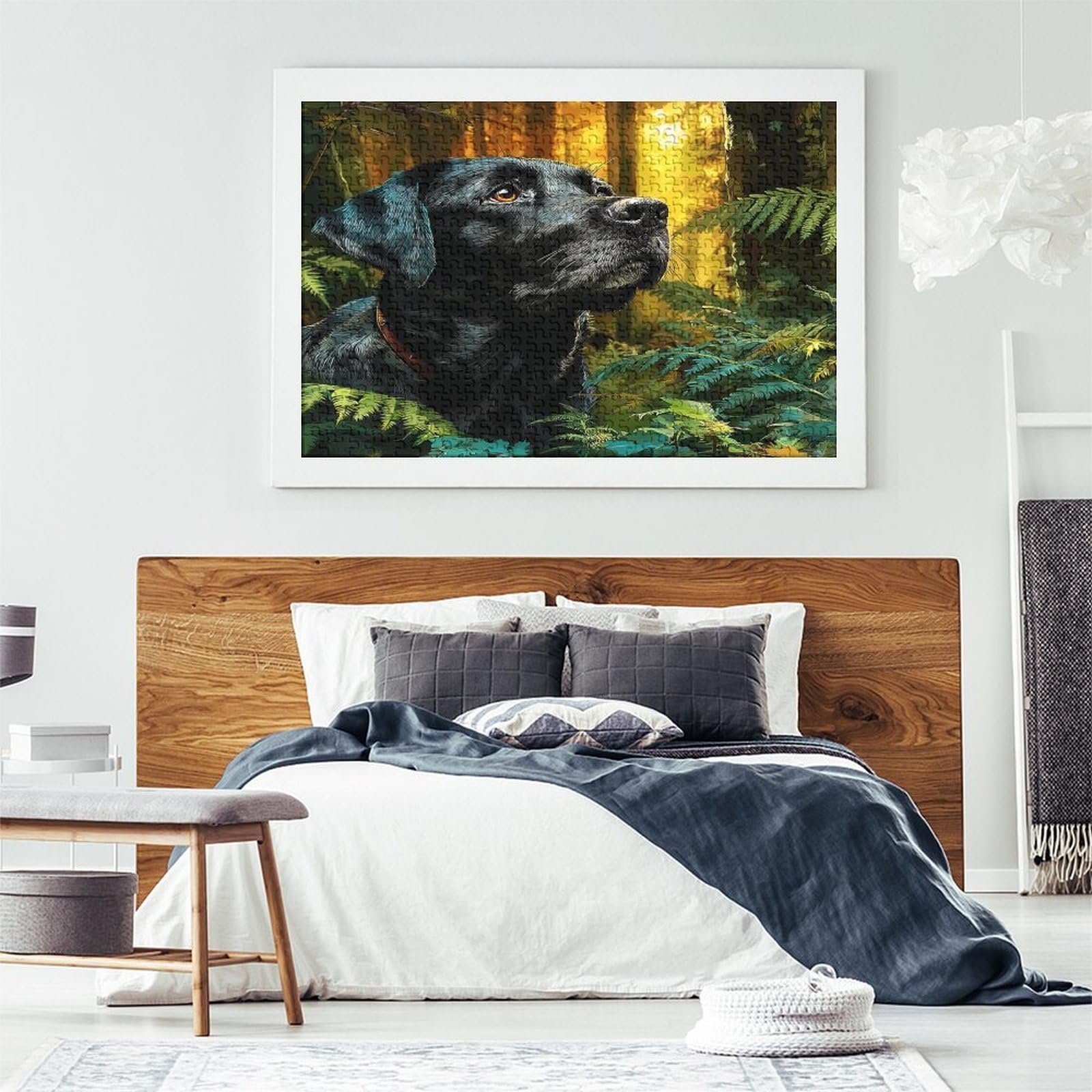 Пазл Лабрадор Художественная собака 1000 деталей 70 x 50 см, фото №7