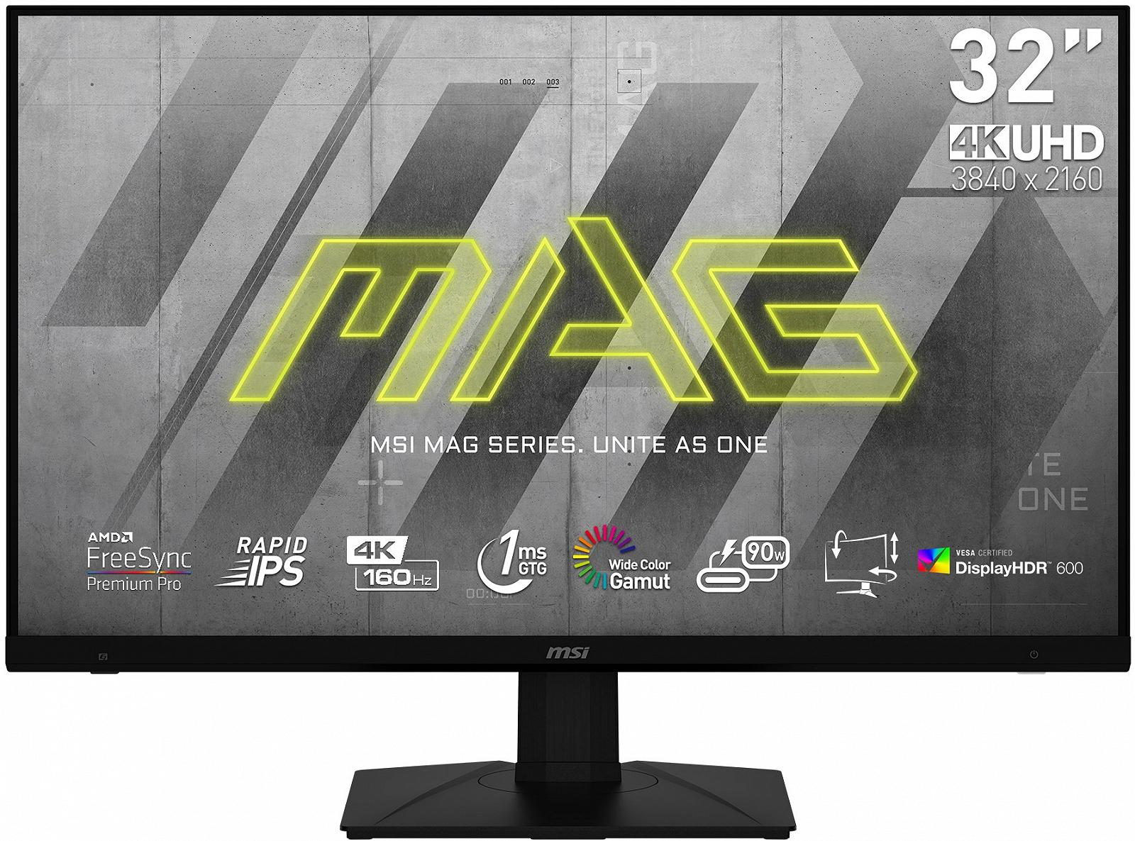 Монітор 32" MSI MAG 323UPF 4K IPS 160 Гц, фото №1