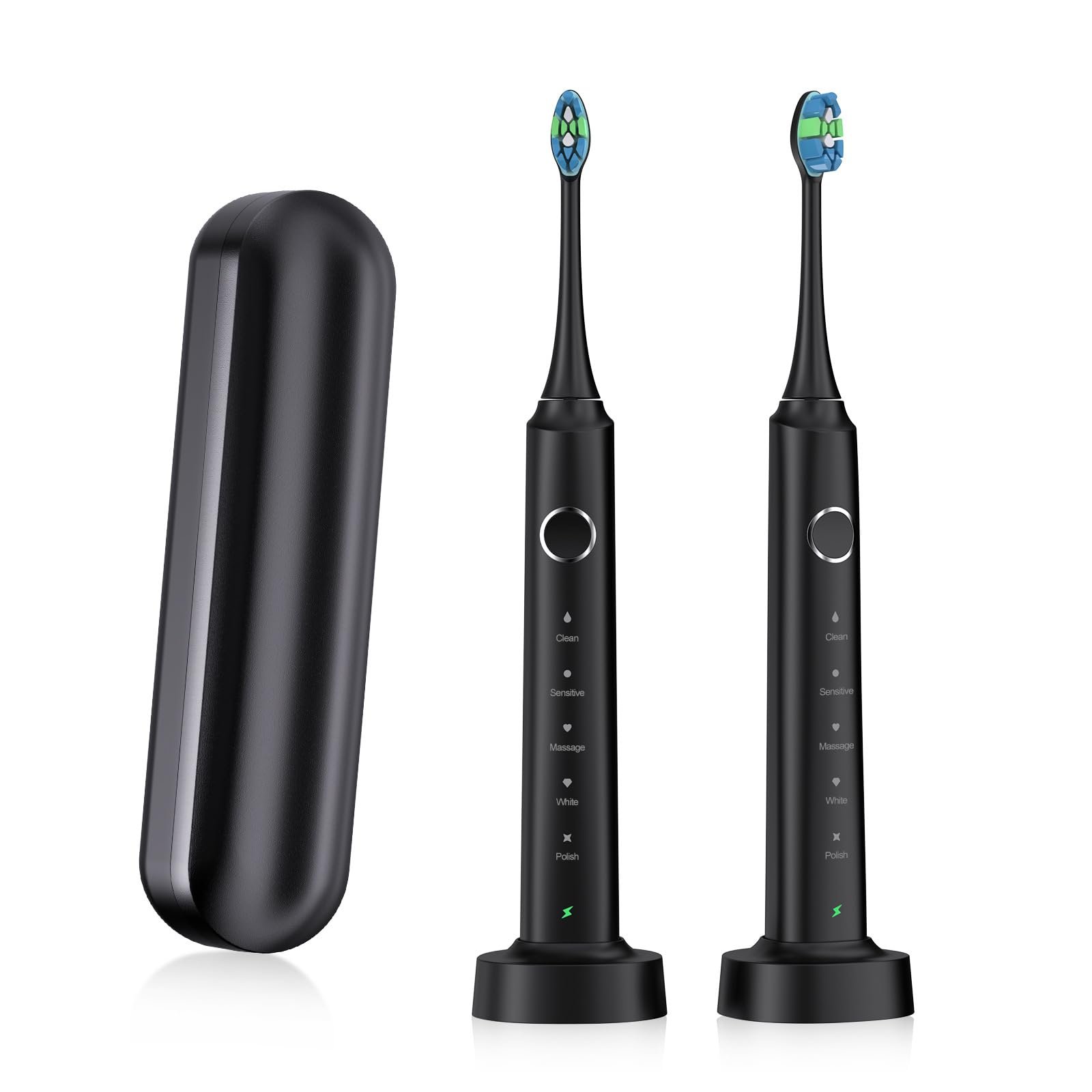 Електрична звукова зубна щітка Dulora Aqua Care™ Чорна, фото №1