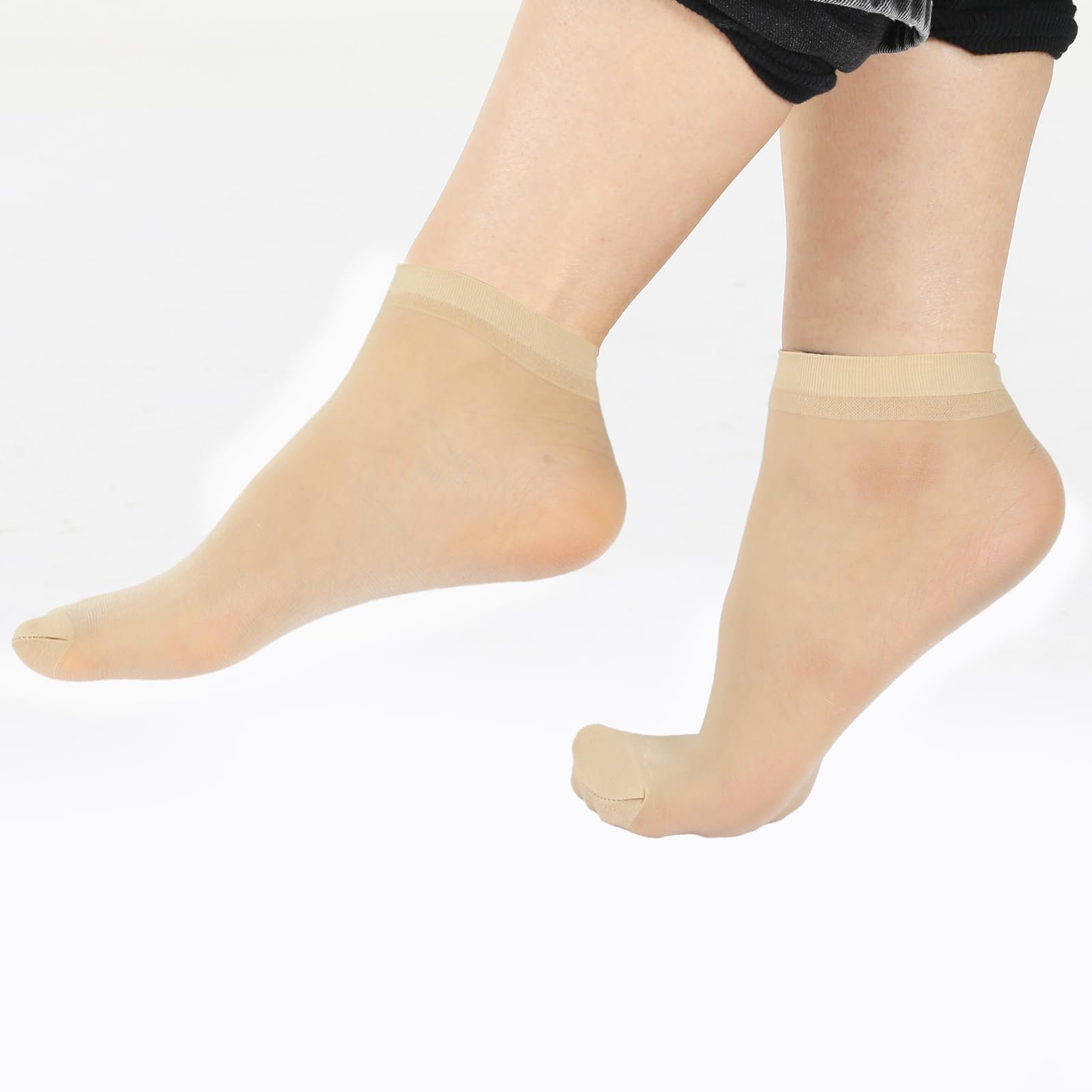 10 пар жіночих коротких нейлонових шкарпеток, фото №4