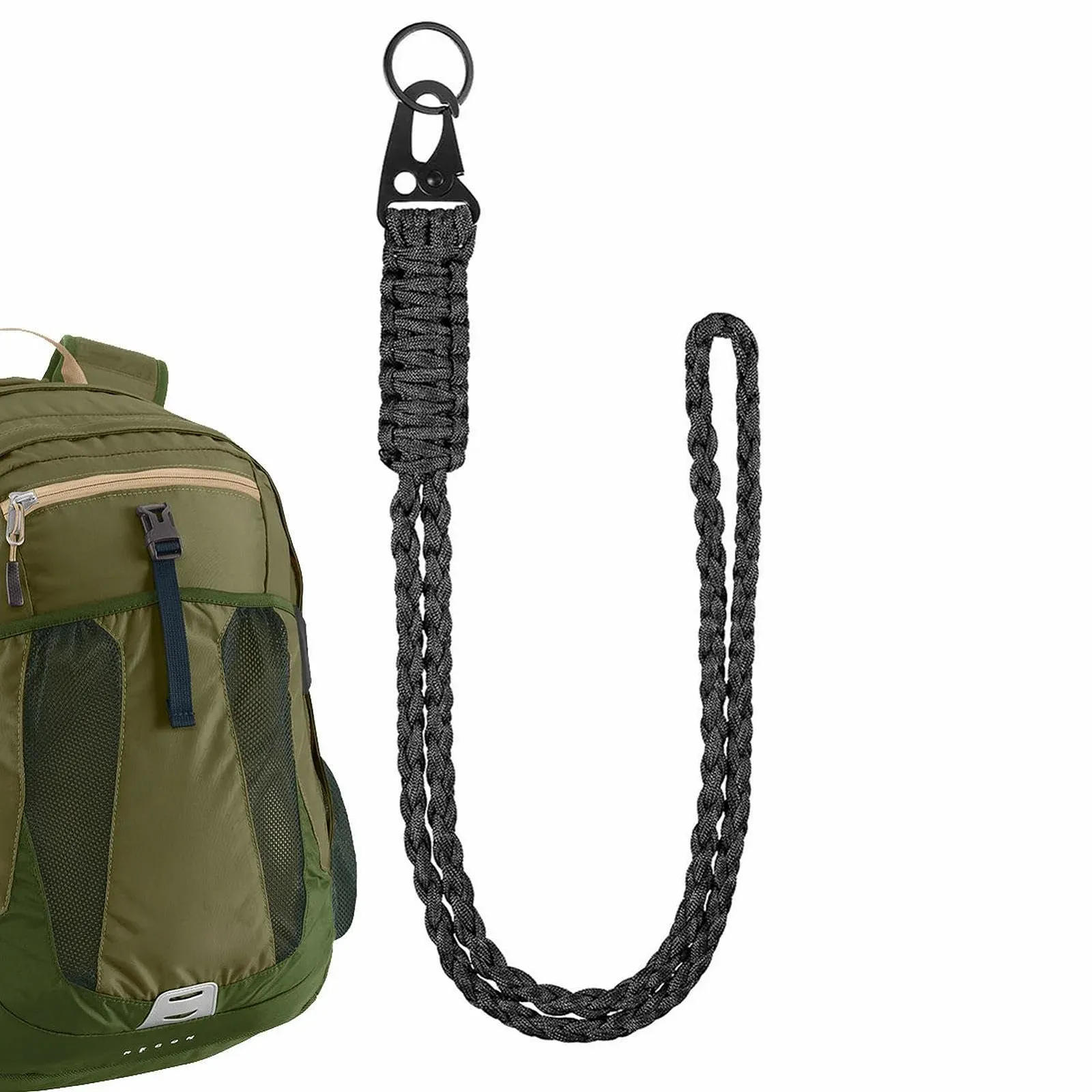 Брелок плетеный Heavy Duty Paracord для ключей. Упаковка, фото №6