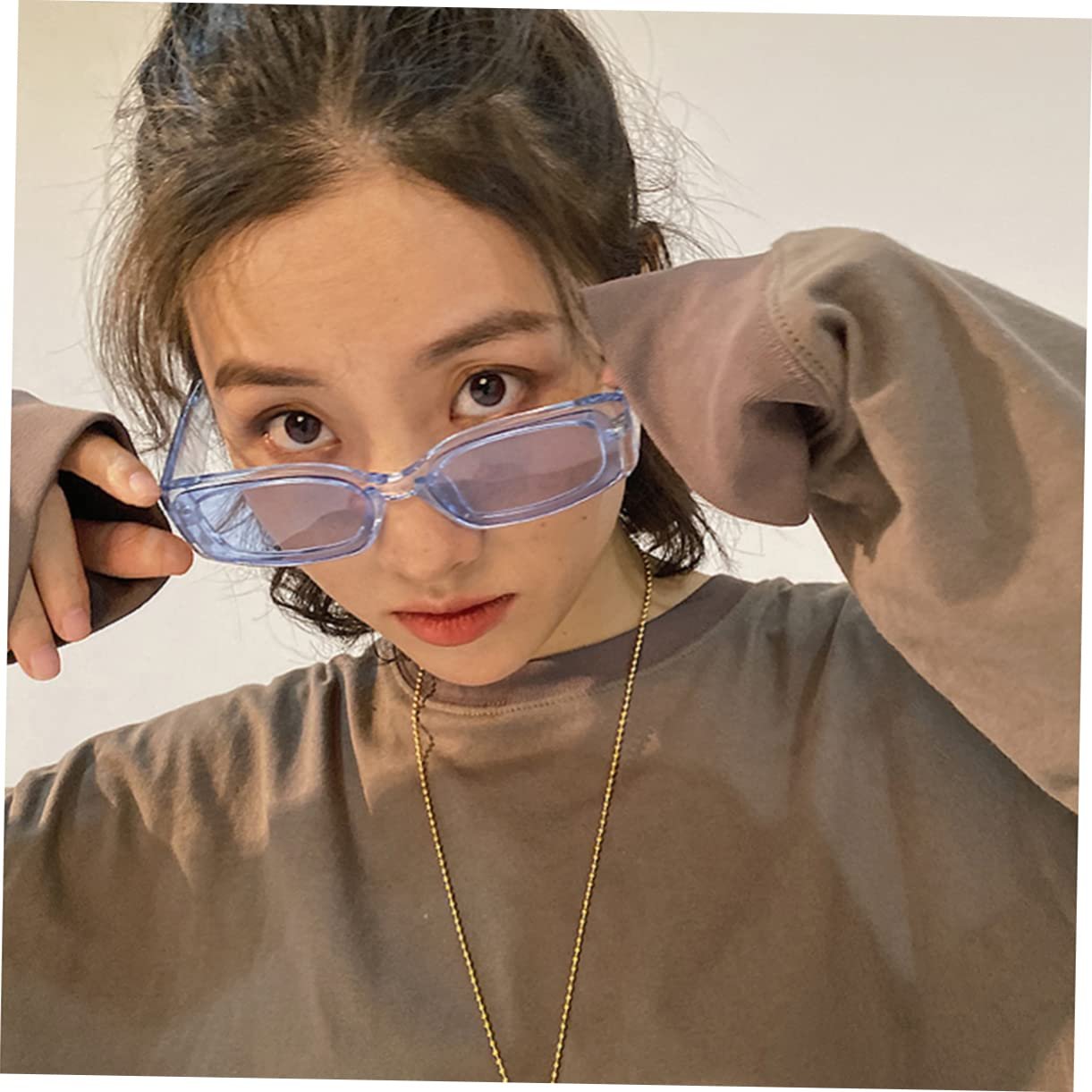 Сонцезахисні окуляри Квадратні Сині (2 шт.), фото №8