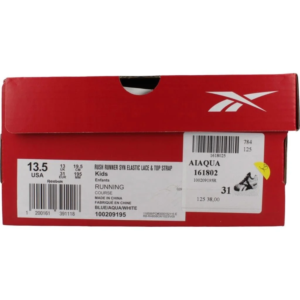 Кроссовки Reebok Rush Runner Syn Elastic Lace & Top Strap для девочек, фото №8