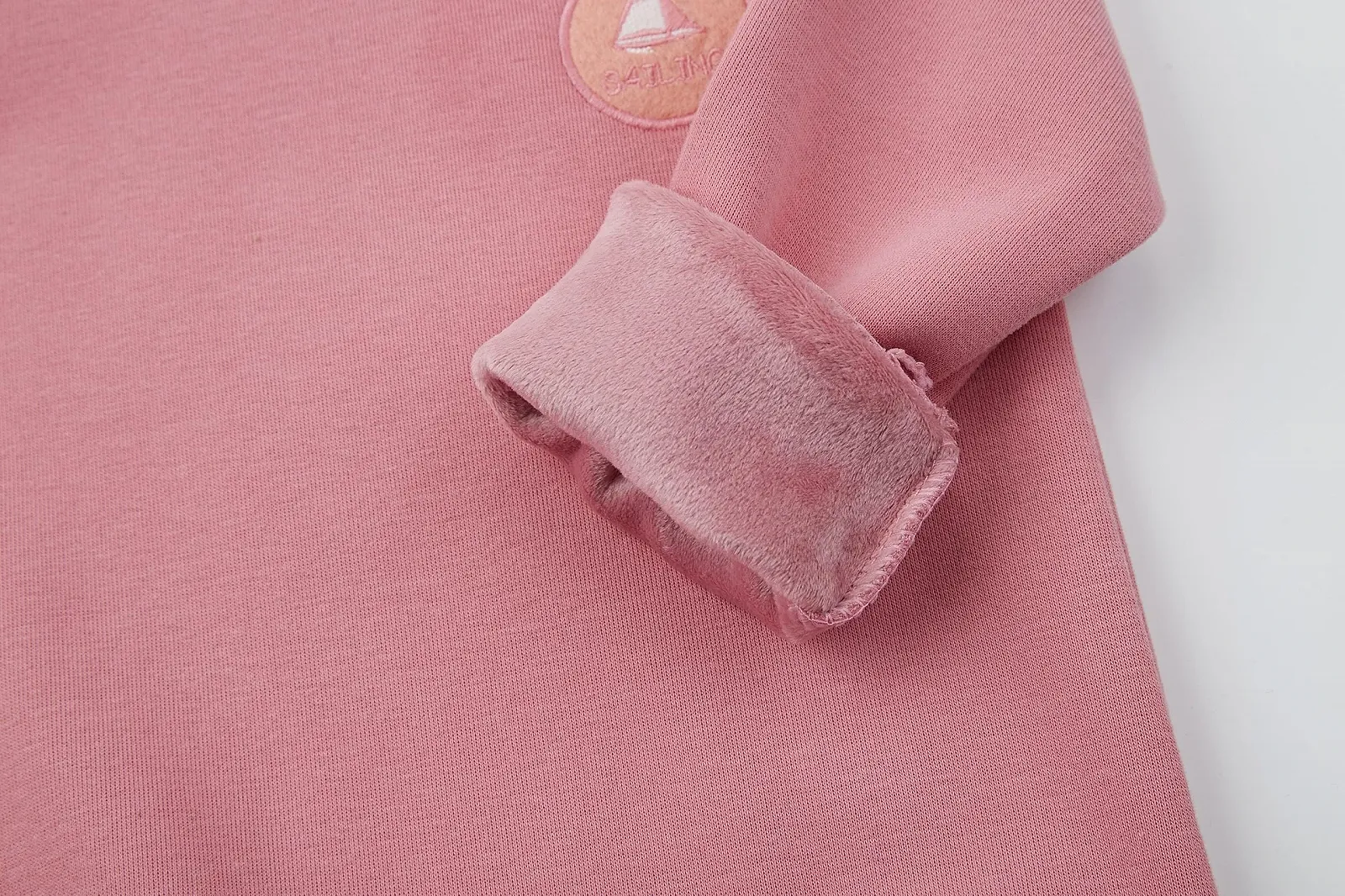 Детский свитшот для девочек Sailing с внутренним флисом, фото №4