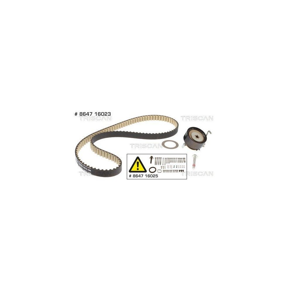 Комплект ременя ГРМ TRISCAN 8647 16023 для FORD, фото №1