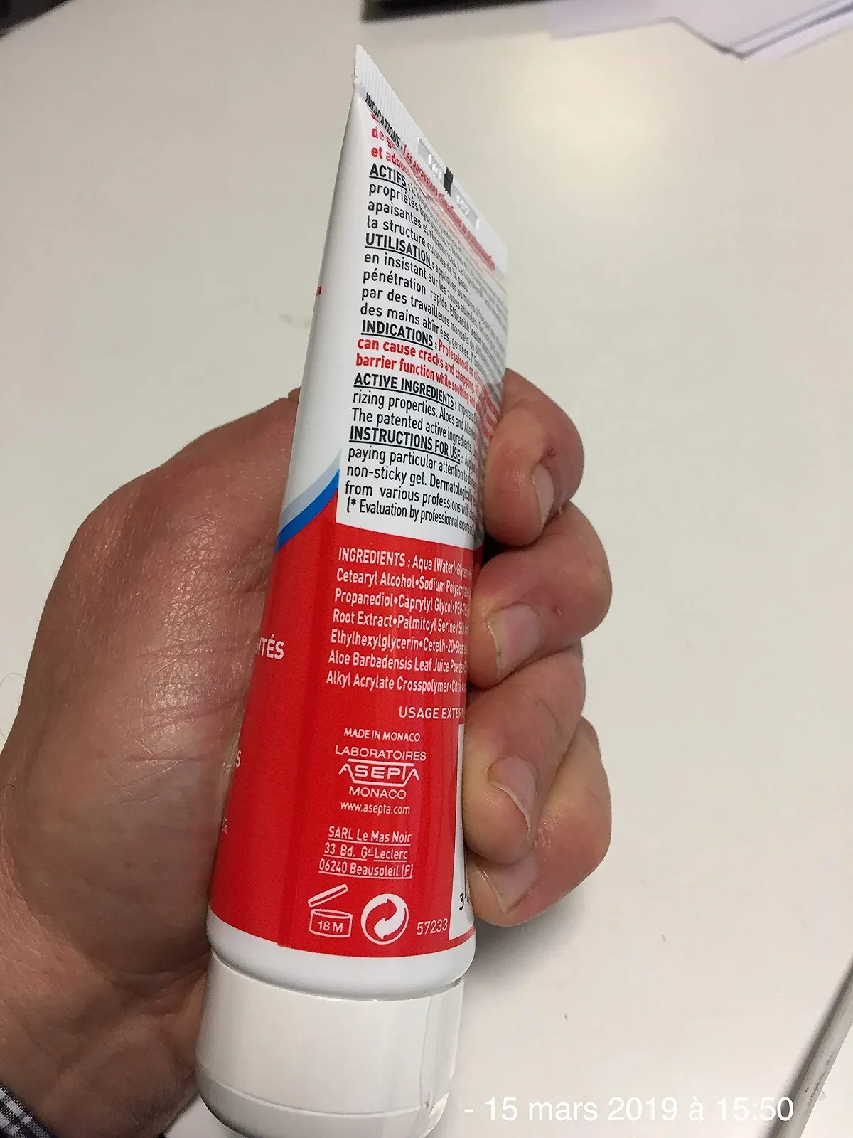 Гель Asepta Vita Citral Care TR+ Заспокійливий Відновлюючий 100 мл x 2 Тюби, фото №4