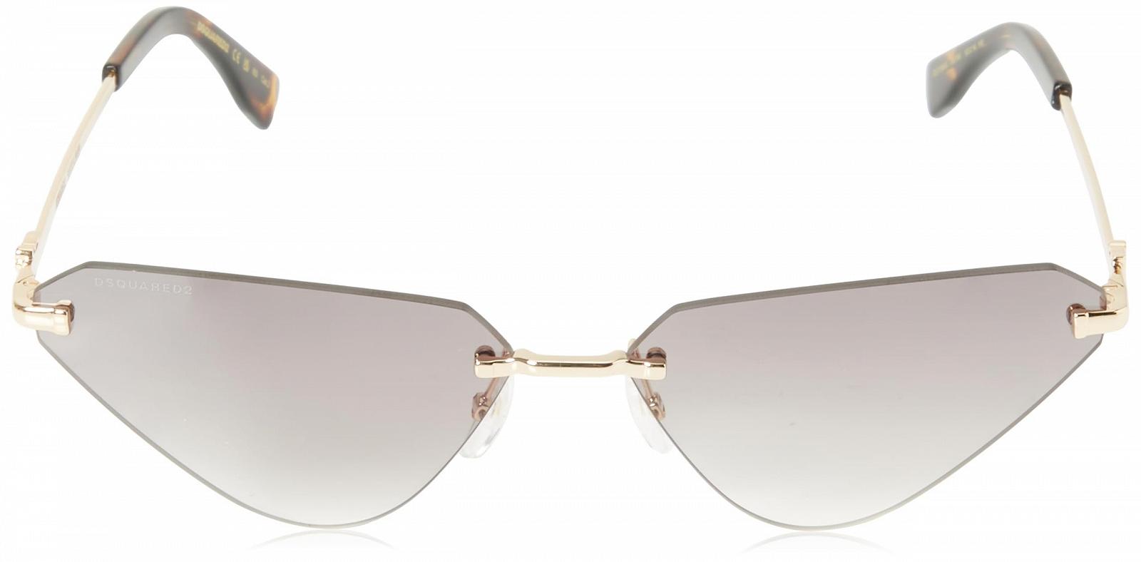 Солнцезащитные очки Dsquared Unisex D2 0108/S Pef 63/14/145 Золотой/Зеленый, фото №2