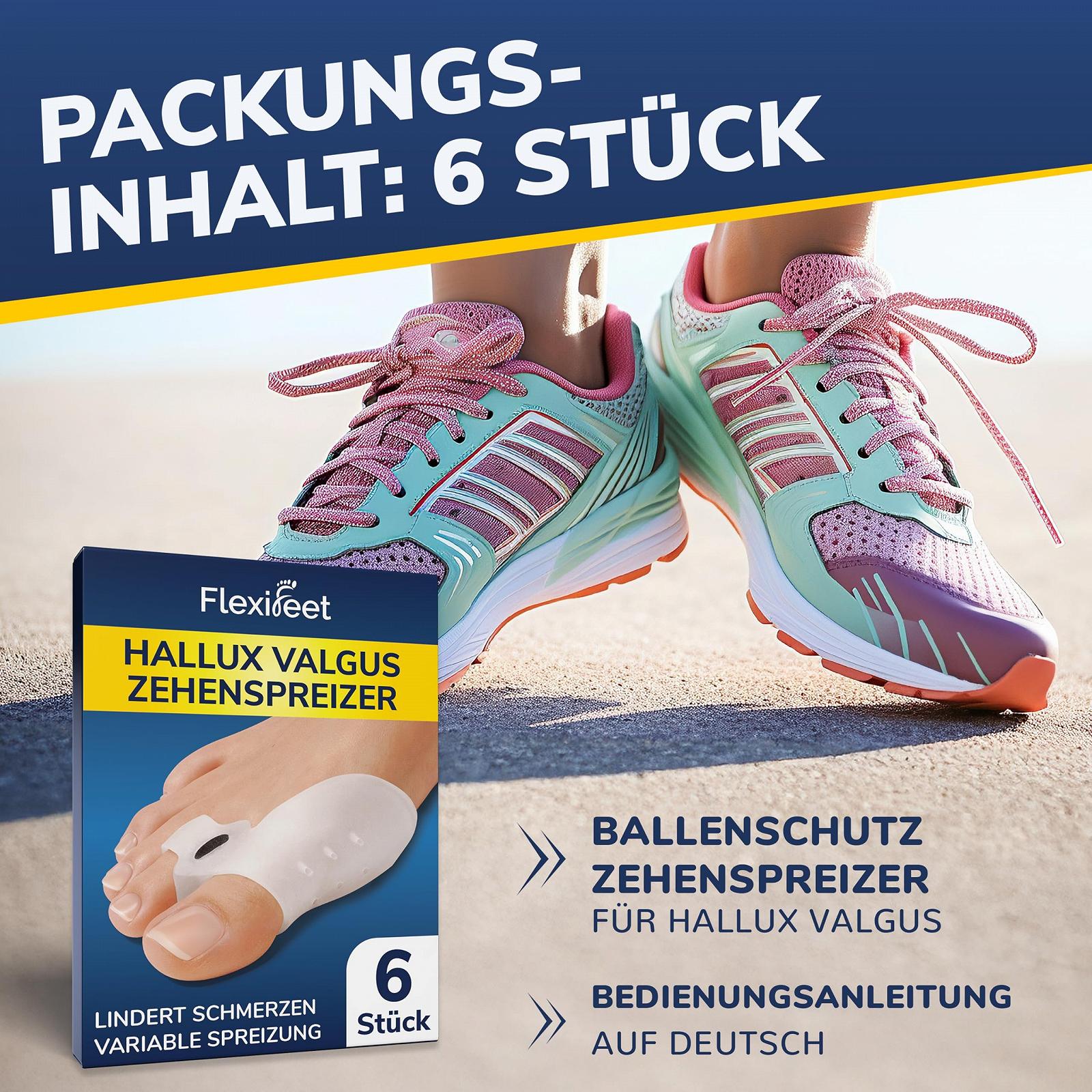 Разделитель для большого пальца стопы для коррекции Hallux Valgus, 6 шт., фото №3 Разделитель для большого пальца стопы для коррекции Hallux Valgus, 6 шт., фото №3