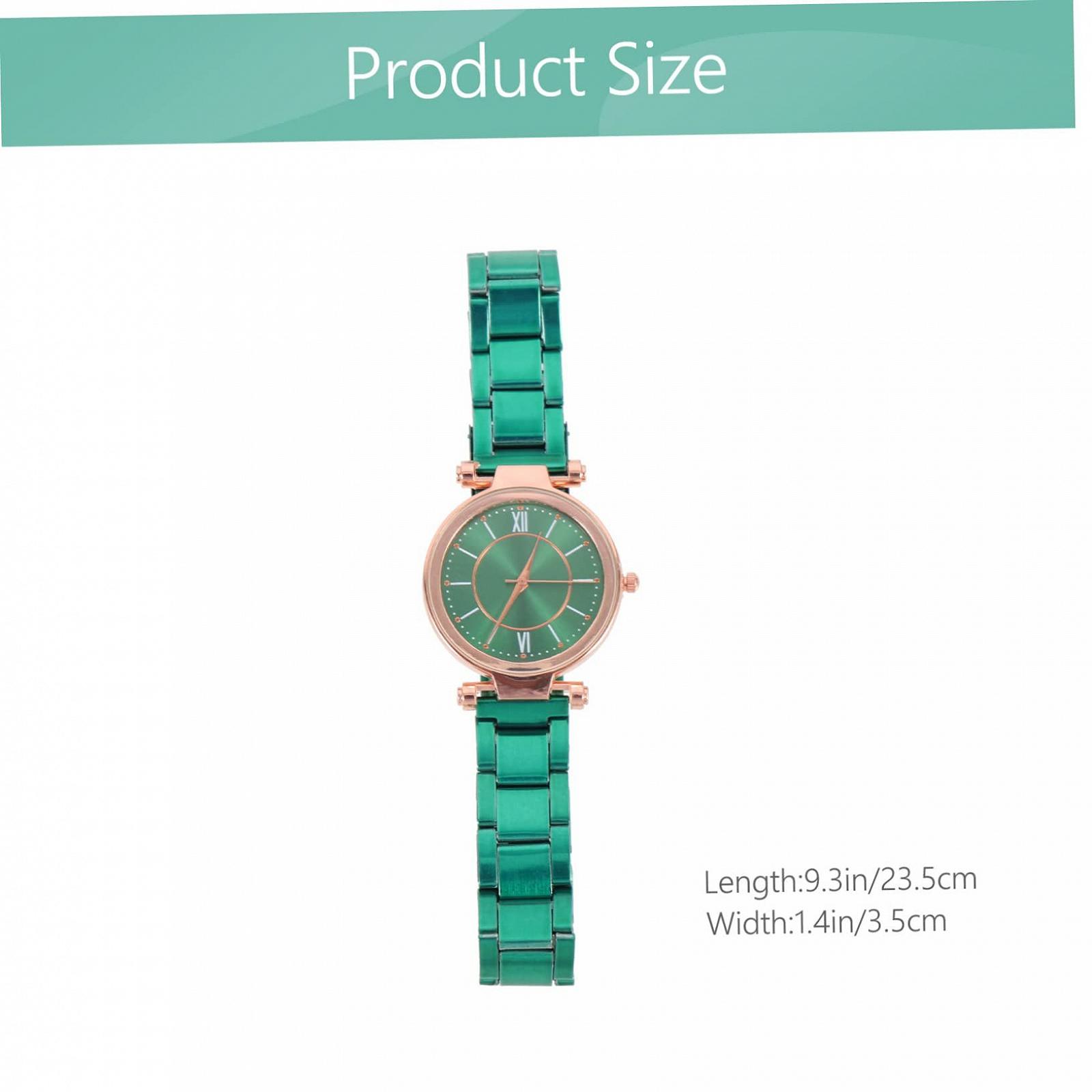 Healvian Годинник наручний для жінок, браслет з нержавіючої сталі, фото №2