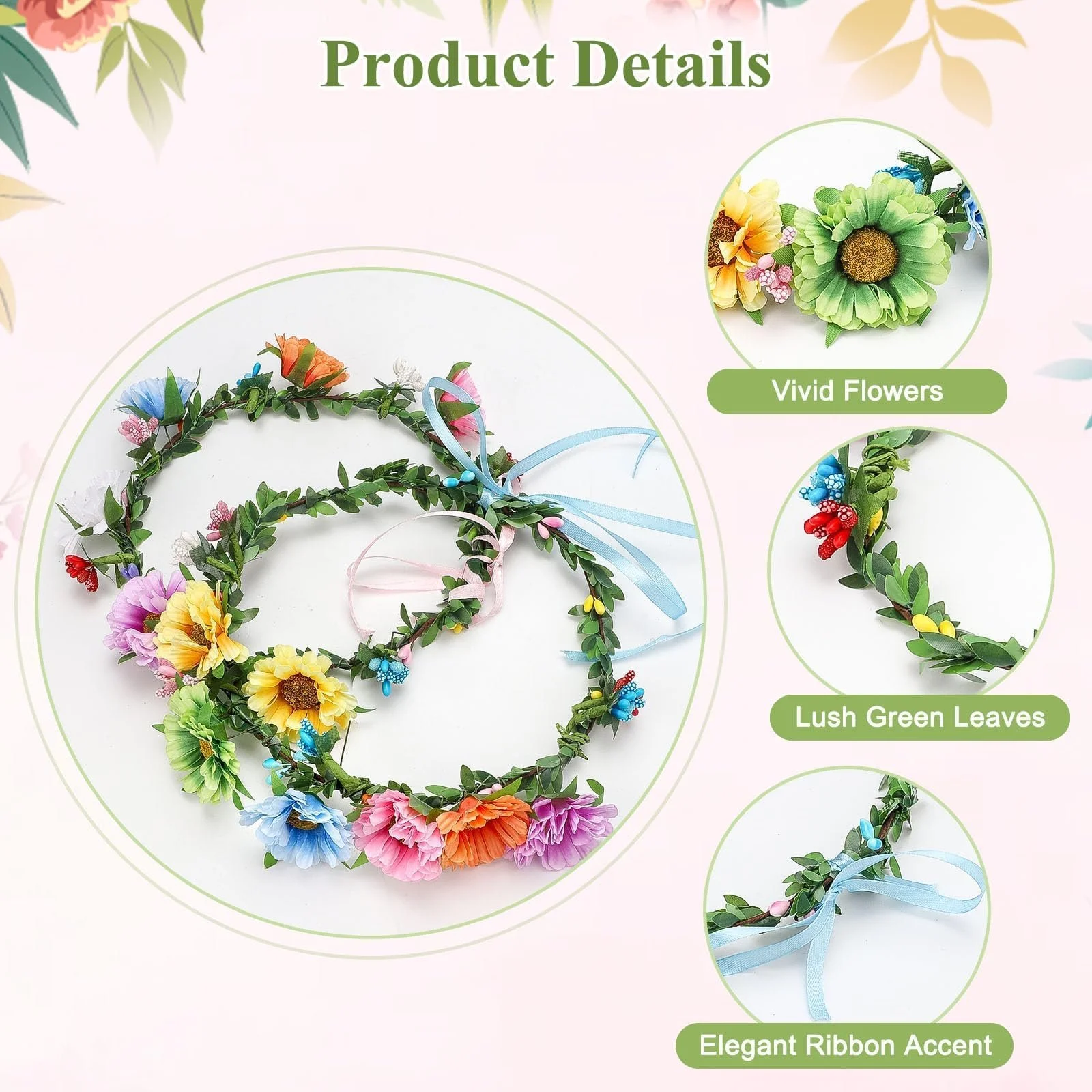 Венок для волос EEEKit, фото №6 Венок для волос EEEKit, фото №6