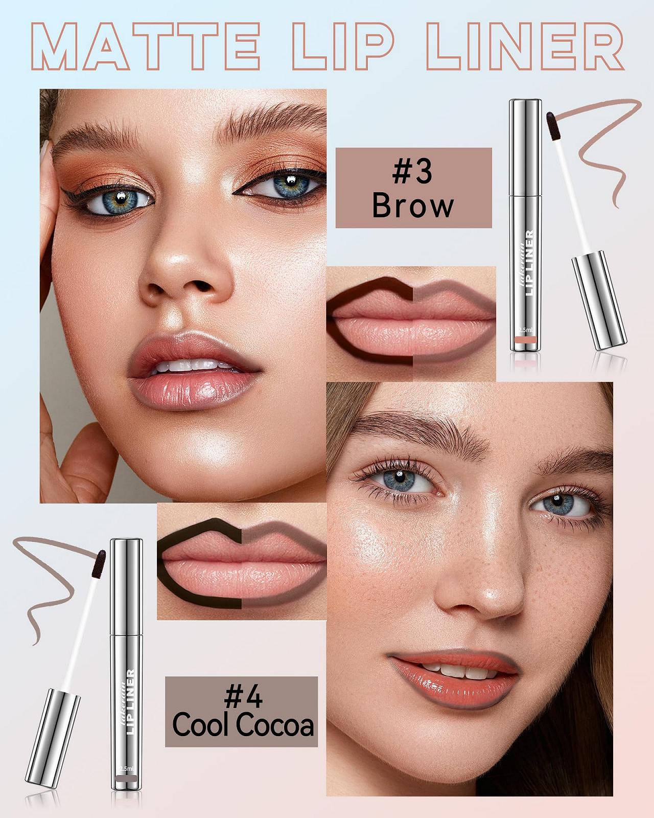 Набор Peel Off Lip Liner 2 цвета Lip Tint Peel Off Lip Liner 3+4, фото №2