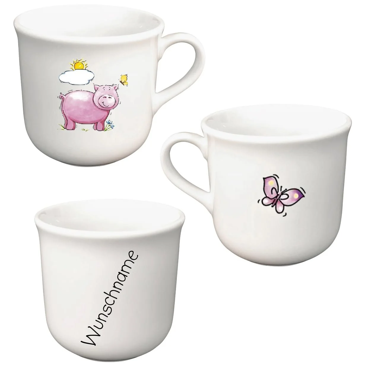 Детский набор посуды Свинка, 5 предметов, фото №2 Детский набор посуды Свинка, 5 предметов, фото №2