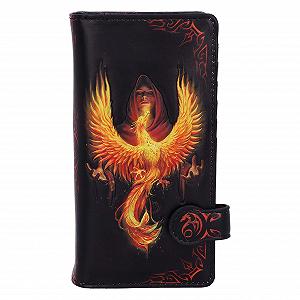 Кошелек Anne Stokes Phoenix Rising Mythical Bird Embossed Черный 18.4 см Полиуретан - Фото 1
