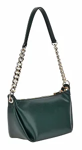 Сумка на плече GUESS Eco Evaine Top Zip Forest synthetic.ua - Фото 1