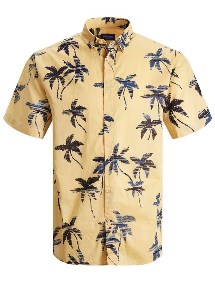 Рубашка Jack&Jones SS LTN 12187954 Желтый XL, фото №5