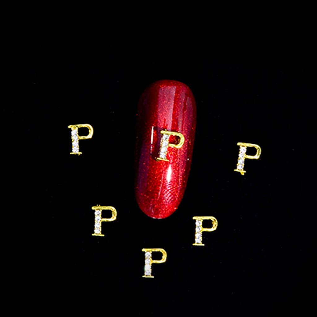 3D Металеві Прикраса для манікюру Літери від A до Z 26 шт., фото №8