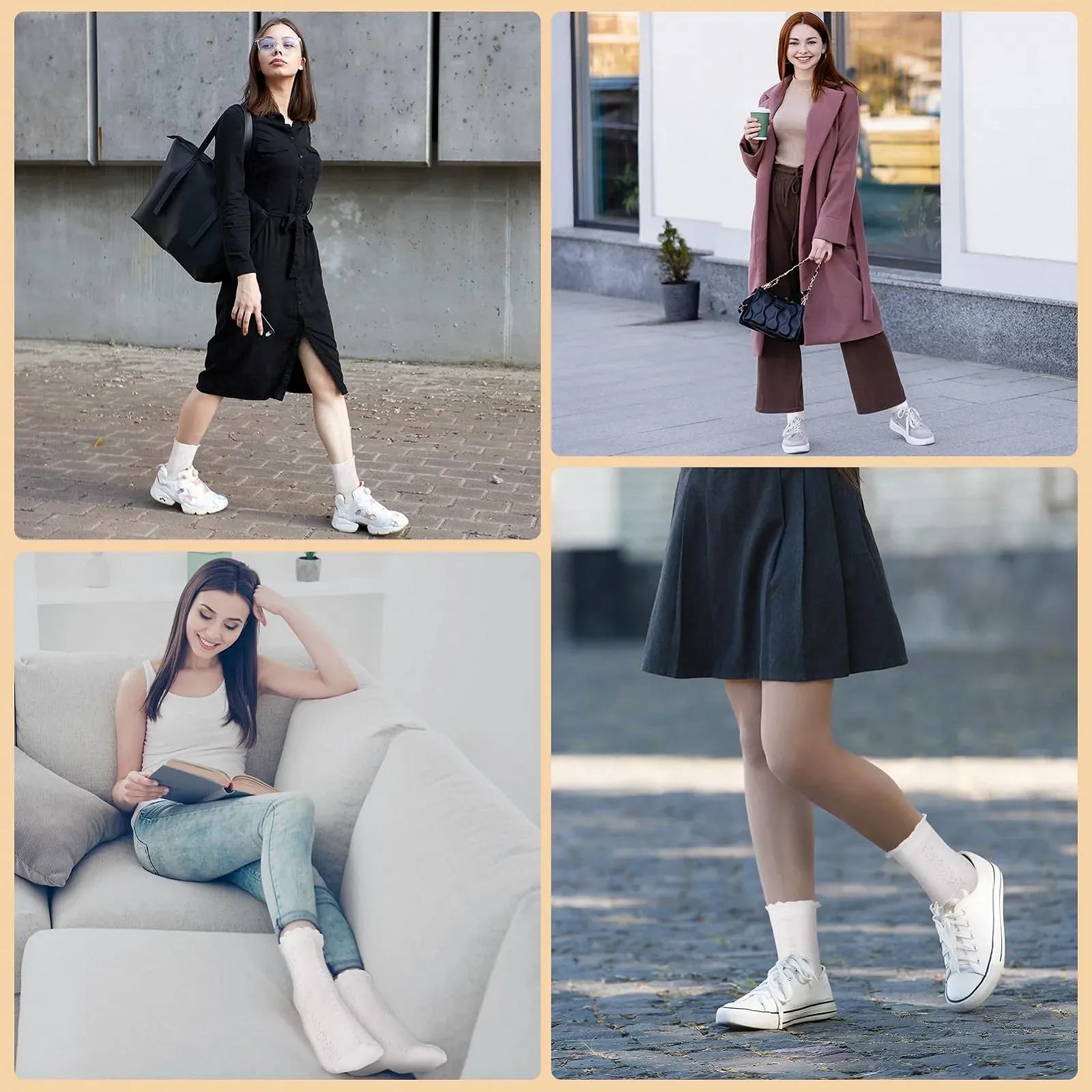 Шкарпетки з оборками Жіночі 35-40 Бавовняні, фото №6 Шкарпетки з оборками Жіночі 35-40 Бавовняні, фото №6