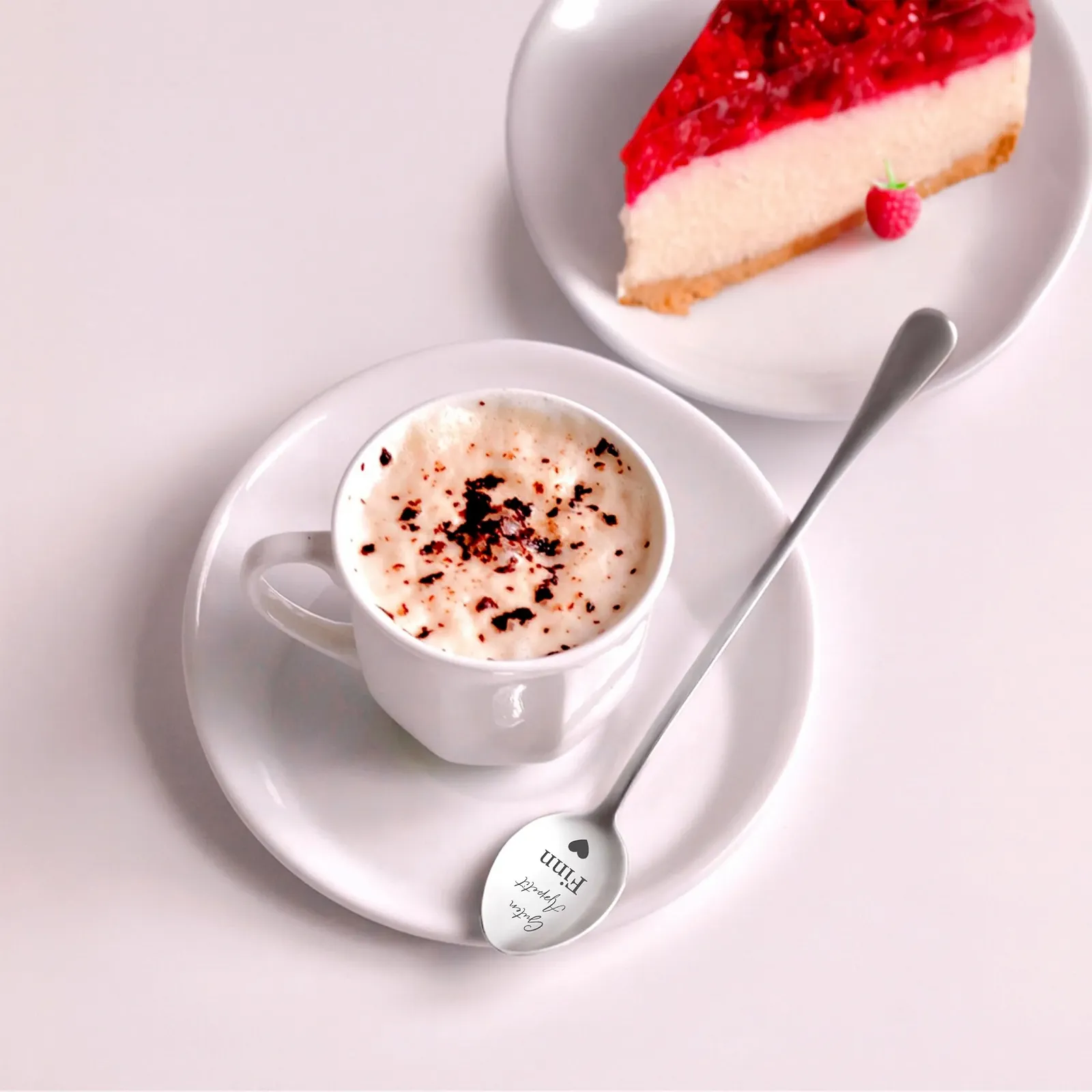 Ложка Десертна LAUBLUST Персоналізована з Текстом Серця, фото №7