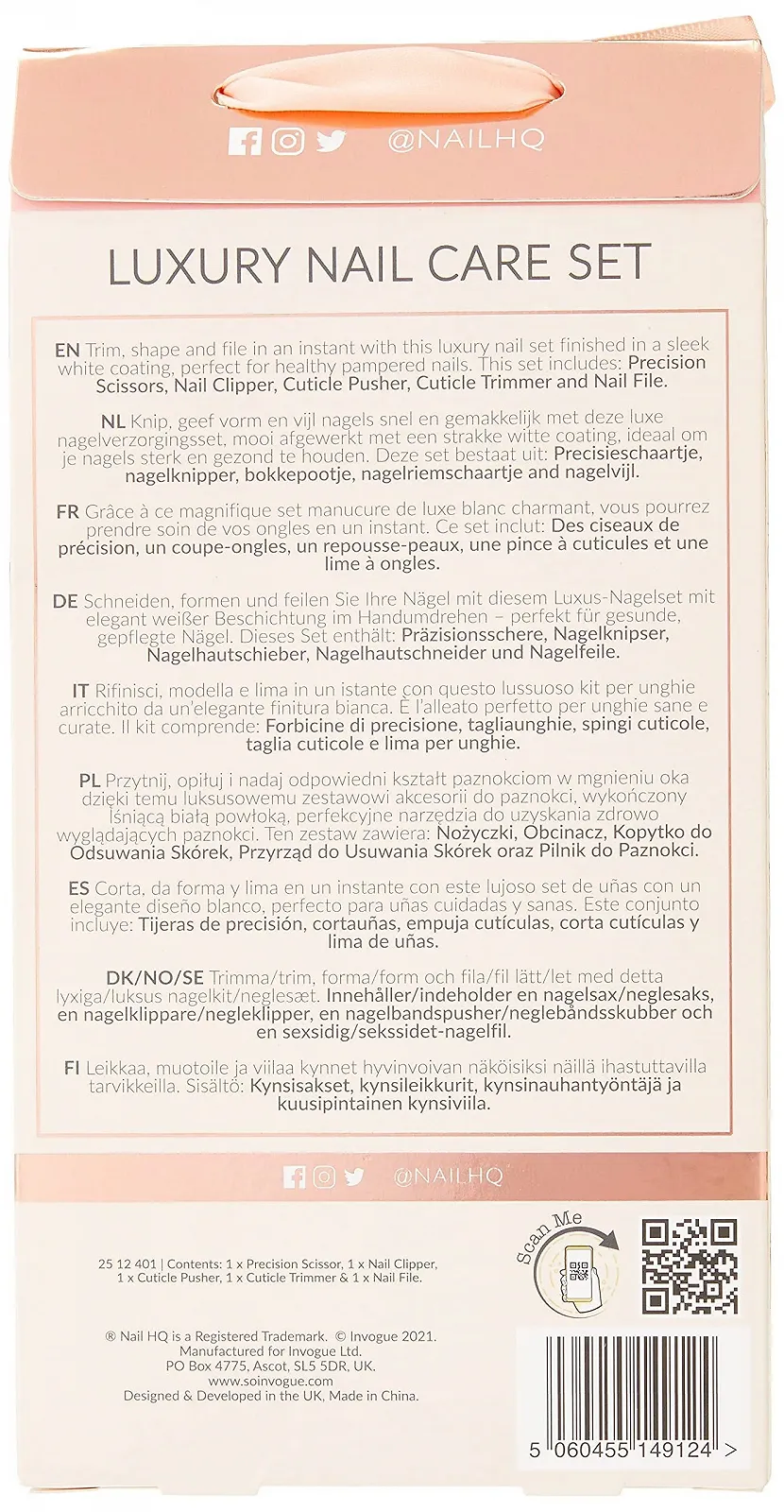 Набір для догляду за нігтями Nail HQ Luxury, фото №3