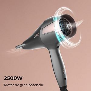 Фен Cecotec Bamba IoniCare Radiance, 2500 Вт, с DC-мотором, ионной технологией и большим воздушным потоком, 2 скорости и 3 температуры, включает насадку-концентратор и диффузор synthetic.ua - Фото 1