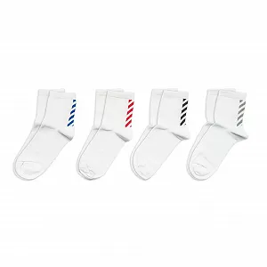 Спортивные носки RAFRAY Мужские и Женские Полосатые премиальные спортивные носки Хлопок Белый - Фото 1