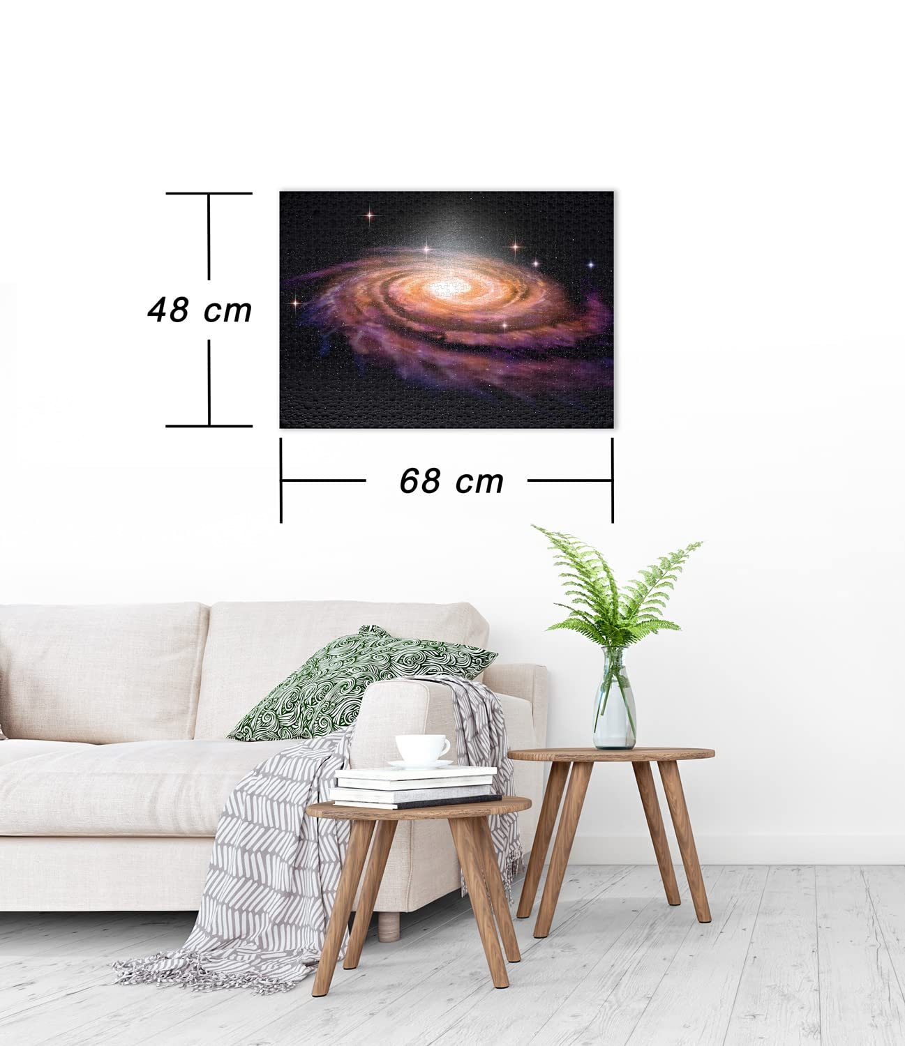 Пазл Ulmer Puzzleschmiede Galaxy 1000 элементов Космос Спиральная галактика, фото №3