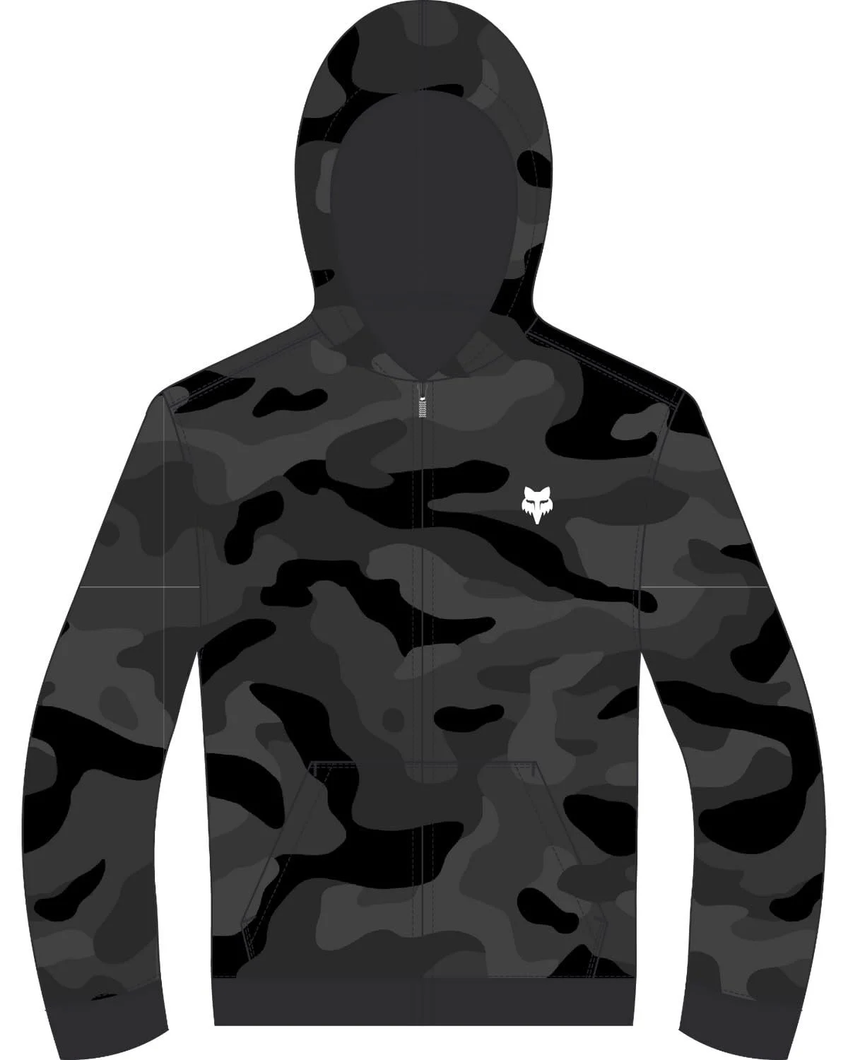 Кофта на блискавці Fox Racing Дитяча Camo Pack Фліс, фото №1