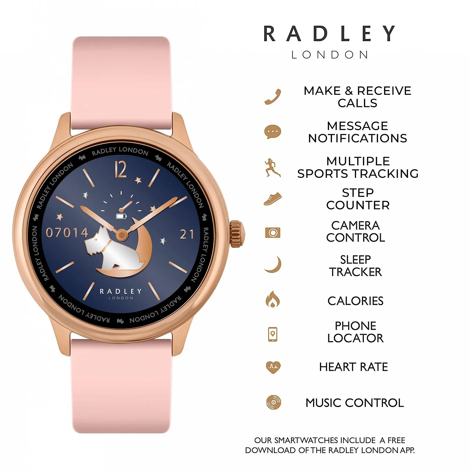 Смартчасы Radley Series 19 Smart Cobweb Calling, фото №2
