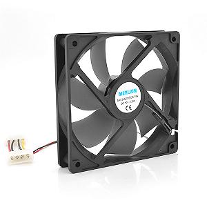 Кулер корпусний Merlion 9025 DC sleeve fan 4pin 92 25мм 1300об хв - Фото 1