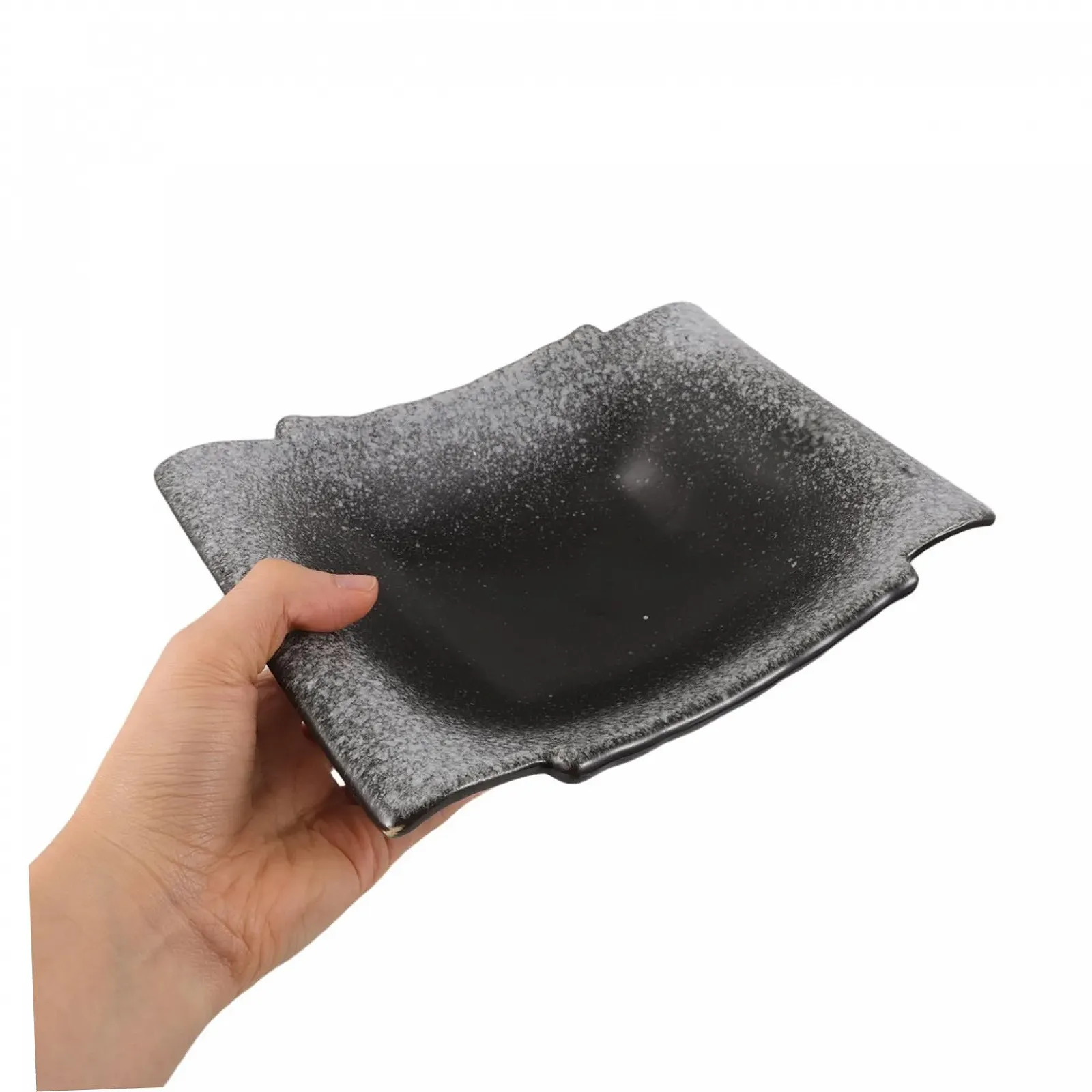 Форма для запекания керамическая прямоугольная в японском стиле с ручками термостойкая для лазаньи и жаркого, фото №4