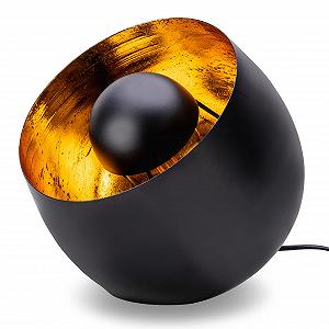 Настільна лампа ZEYA Metal 23 см E27 40 Ват Industrial Retro Чорно-золота - Фото 1