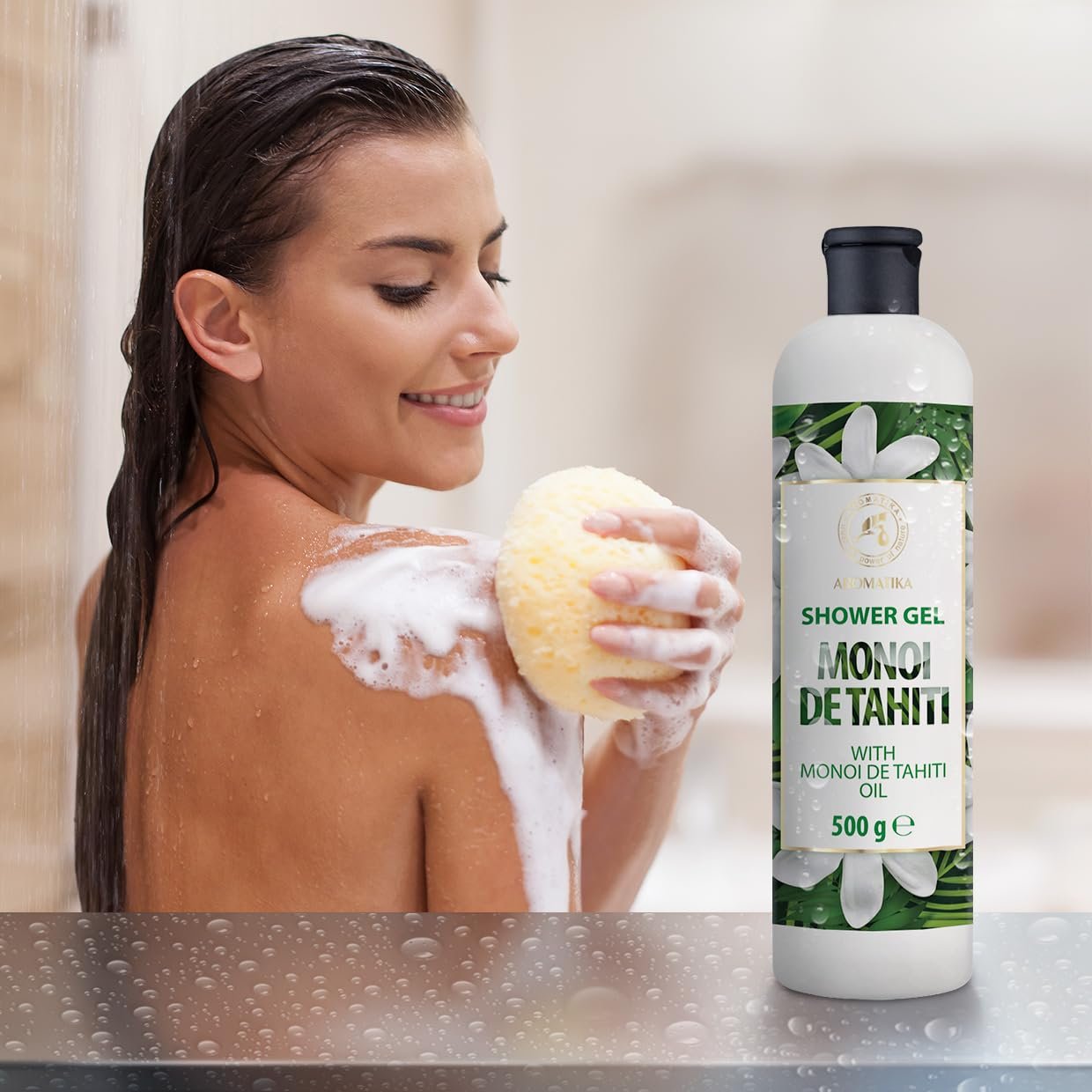 Гель для душа Monoi de Tahiti с маслом моной 500 мл, фото №5