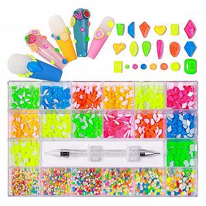 Стрази yaoqijie Діамант Скло 2500 шт - Фото 1