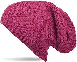 Классическая теплая унисекс длинная шапка-бини styleBREAKER с текстурным узором 04024017 - Фото 1