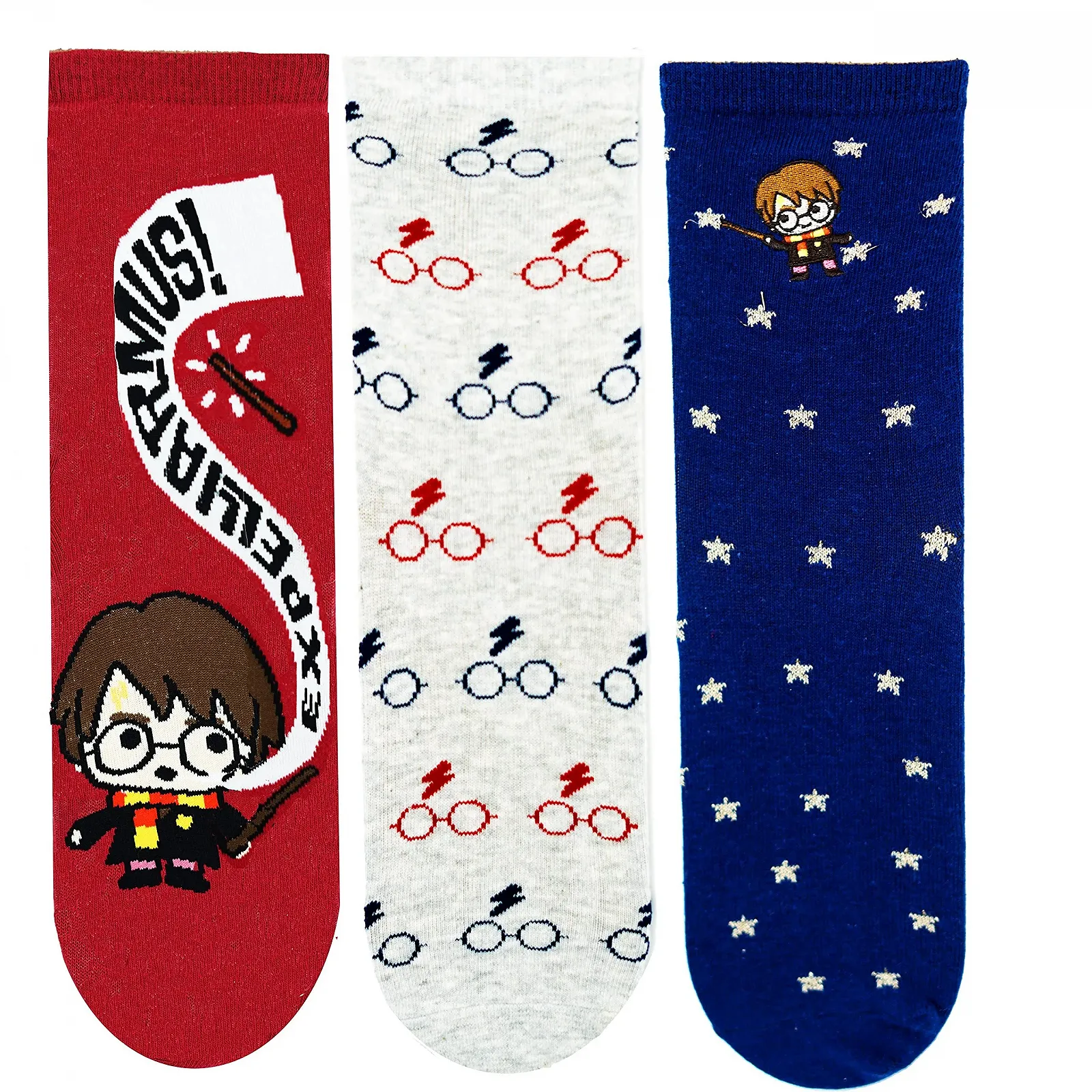 Носки Harry Potter Различные дизайны Женские/Девичьи Размер 4-8, разноцветные, фото №6