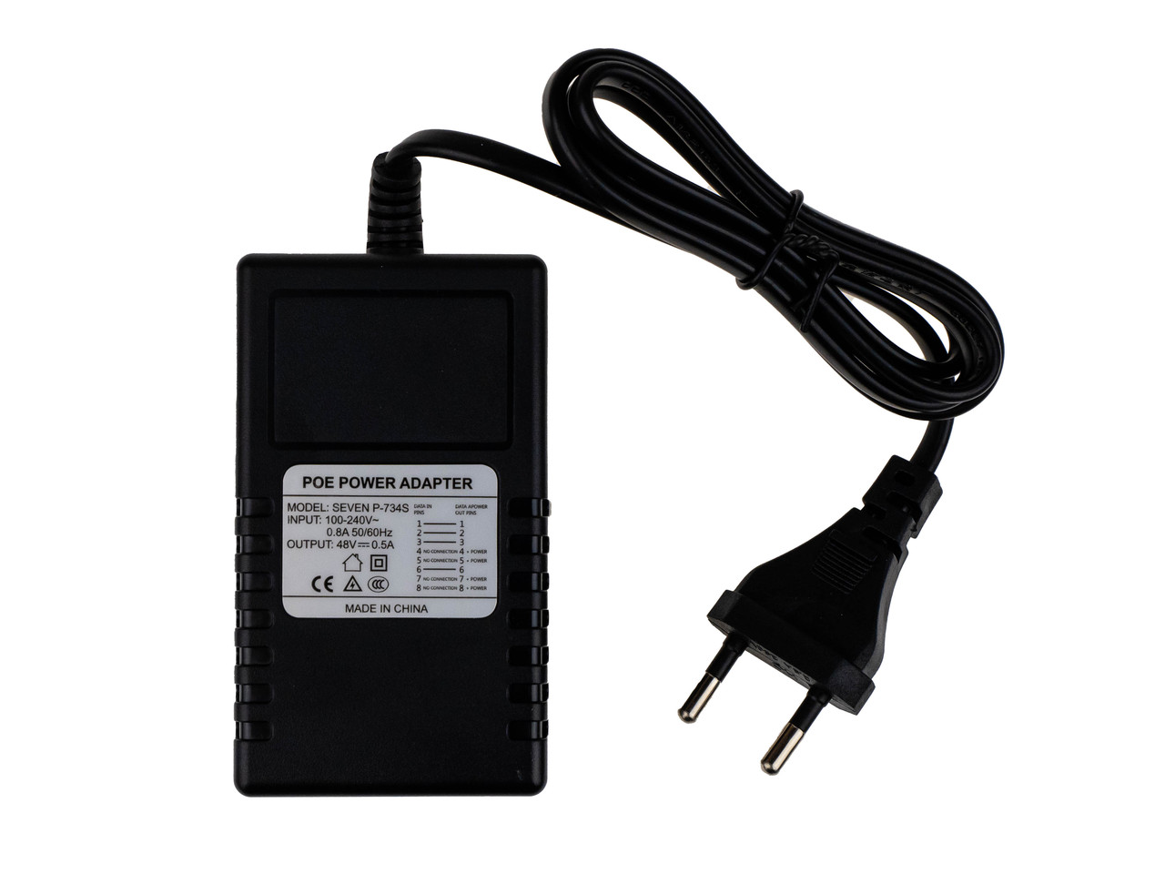 PoE Инжектор SEVEN P-734S, фото №2