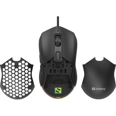 Мышка Sandberg FlexCover 6D Wireless Huano Black (640-28), фото №4