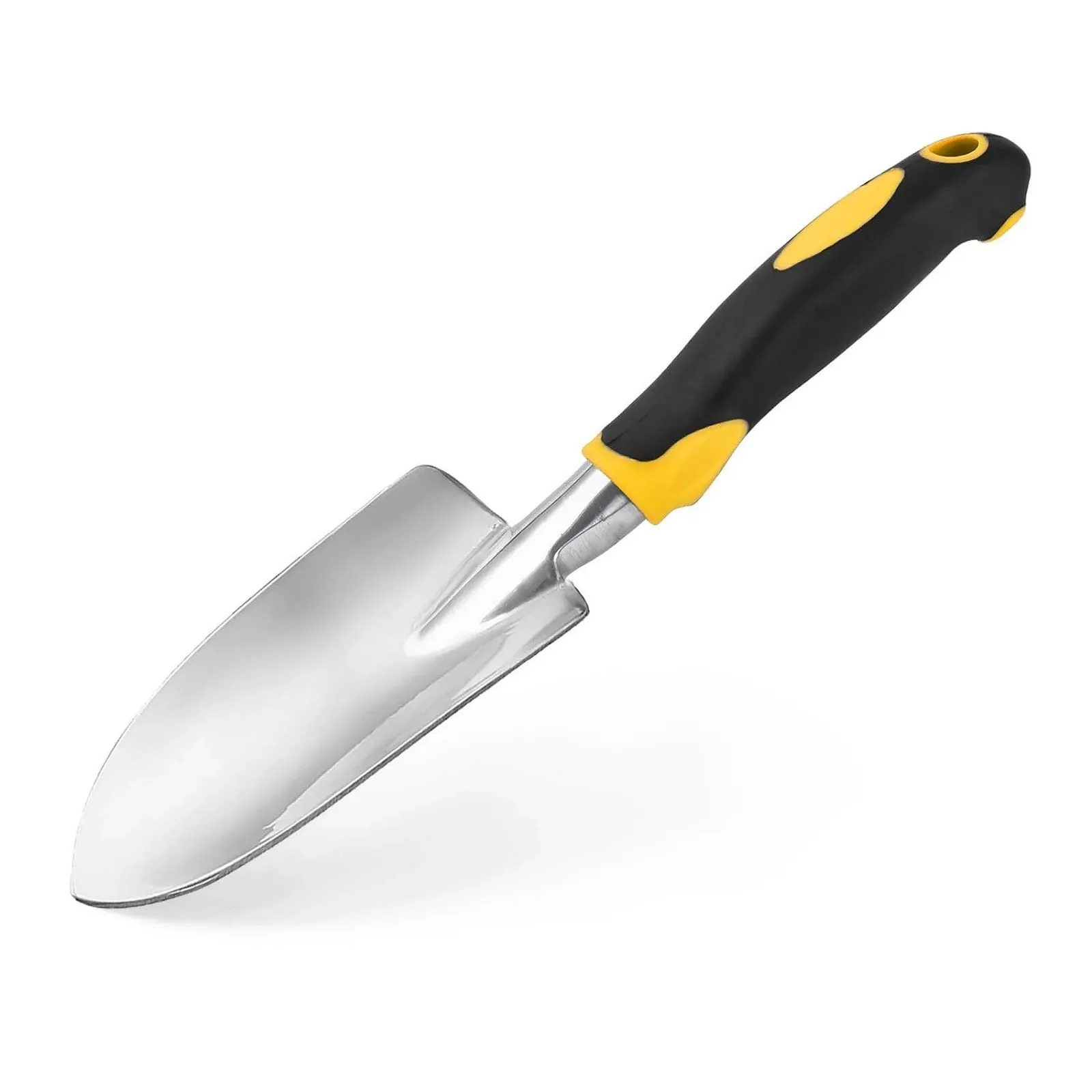 Лопата совковая садовая ручная, лопатка из нержавеющей стали для посадки, пересадки, прополка (гладкая)., фото №1