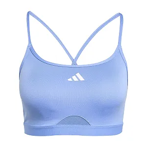 Бюстгальтер adidas Aeroreact Training 3 Stripes Bra Bralette - Фото 1
